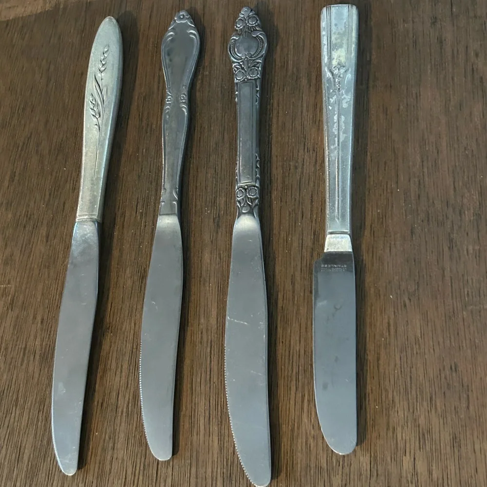 Vintage Silver-Plate Knives